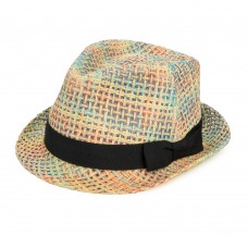 Rainbow Mujer&apos;s Lady&apos;s Fedoras Summer Beach Straw Trilby Sun Hat (M) 8903825014226 eb-01483454